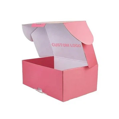 Друк поштового літака коробка упаковка одяг для гофрованого картонного перуки з користувальницьким логотипом